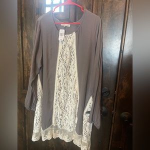NWT gray Indigo Soul 2XL